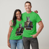 Russisch Blau Taubenkatze T-Shirt (Unisex)