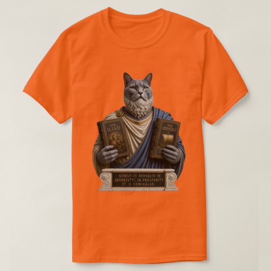 Russisch Blau Taubenkatze T-Shirt (Design vorne)