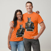 Russisch Blau Taubenkatze T-Shirt (Unisex)