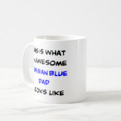 Russisch-blauer Papa, phantastisch Kaffeetasse (Vorderseite Links)