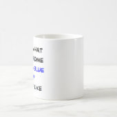 Russisch-blauer Papa, phantastisch Kaffeetasse (Mittel)