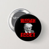 Russisch Et - Trump  Button (Vorne & Hinten)