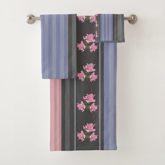 Russisch, gestreift, Patchwork Badhandtuch Set (Insitu)