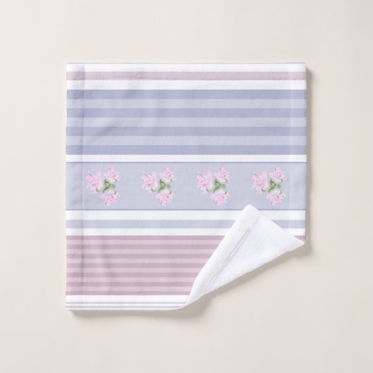 Russisch, gestreift, Patchwork Badhandtuch Set (Waschlappen)