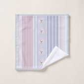 Russisch, gestreift, Patchwork Badhandtuch Set (Waschlappen)