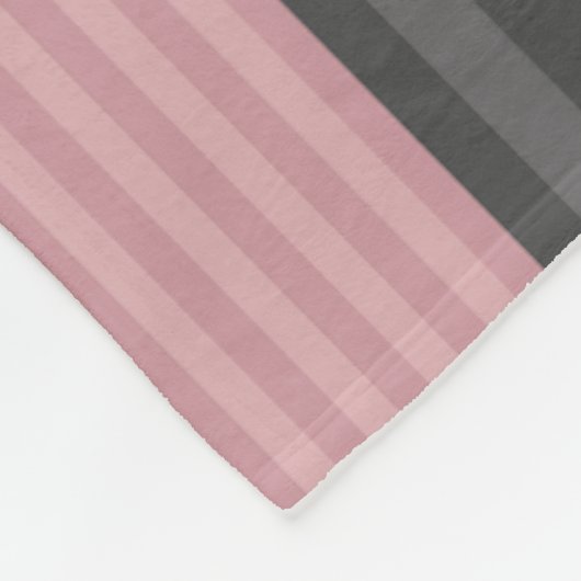 Russisch, gestreift, Patchwork Fleecedecke (Ecke)