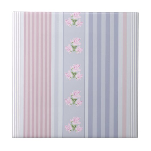Russisch, gestreift, Patchwork Fliese (Vorderseite)