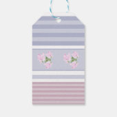 Russisch, gestreift, Patchwork Geschenkanhänger (Rückseite)