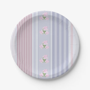 Russisch, gestreift, Patchwork Pappteller