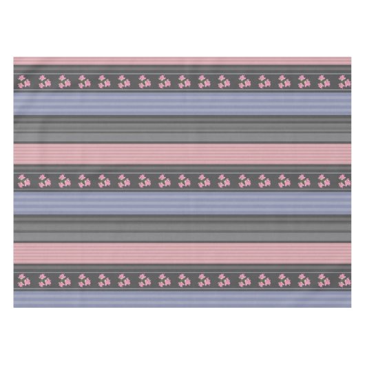 Russisch, gestreift, Patchwork Tischdecke (Vorderseite (Horizontal))