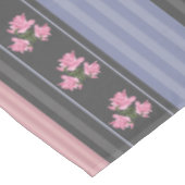 Russisch, gestreift, Patchwork Tischdecke (Schrägansicht)