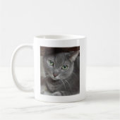 Russisch-graue Katze Kaffeetasse (Links)