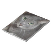 Russisch-graue Katze Notizblock (Rotiert)
