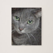Russisch-graue Katze Puzzle (Vertikal)