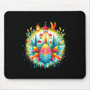 Russisch griechisch-byzantinisch-orthodoxes Kreuz  Mousepad