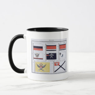 Russisch kennzeichnet, von einem französischen tasse