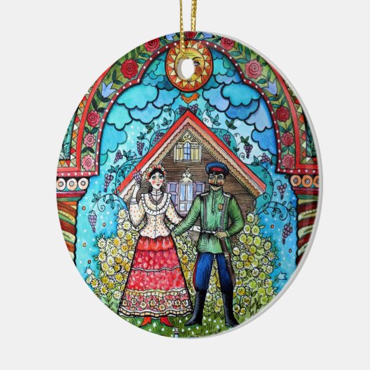 Russisch Keramikornament (Links)