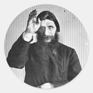 Russisch Mystic Grigori Yefimovich Rasputin Runder Aufkleber