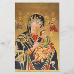Russisch-orthodoxe Ikone - Jungfrau Mary und baby