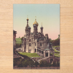 Russisch-Orthodoxe Kirche in Moskau Acryleinladungen