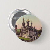 Russisch-orthodoxe Kirche in Moskau Button (Vorne & Hinten)