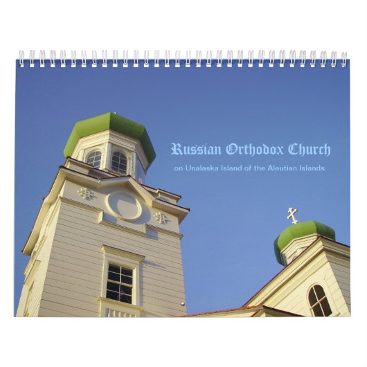 Russisch-Orthodoxe Kirche von Unalaska Kalender (Titelbild)