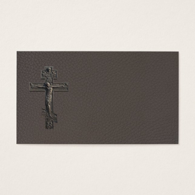 Russisch-Orthodoxe Kreuz (Vorderseite)