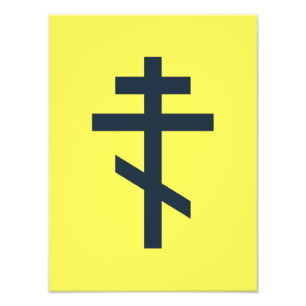 Russisch-Orthodoxe Kreuz Fotodruck