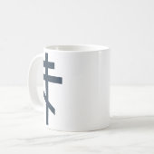Russisch-Orthodoxe Kreuz Kaffeetasse (Vorderseite Links)