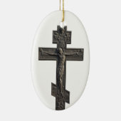 Russisch-Orthodoxe Kreuz Keramik Ornament (Rechts)