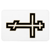Russisch-Orthodoxe Kreuz Magnet (Horizontal)