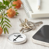 Russisch-Orthodoxe Kreuz Schlüsselanhänger (Seite)