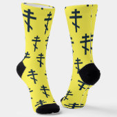 Russisch-Orthodoxe Kreuz Socken (Gewinkelt)