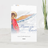 Russisch-orthodoxe Weihnachtskarten Feiertagskarte (Rückseite)