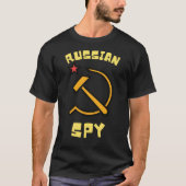 Russisch spioniert politische Satire Russland völl T-Shirt (Vorderseite)