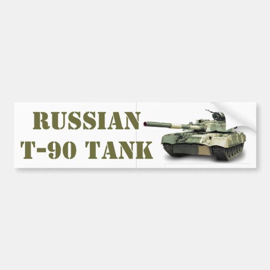RUSSISCH T-90 AUTOAUFKLEBER (Vorne)