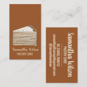 Russisch Ukrainischer Honigkuchen Koch Visitenkarte (Vorne/Hinten)