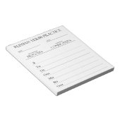 Russisch | Verbs Conjugation Practice Notizblock (angewinkelt)