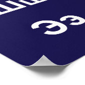 Russische Alphabet Poster (Ecke)