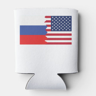 Russische Amerikanische Flagge Dosenkühler