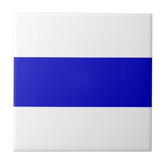 Russische Anti-Kriegs-Fahne ukrainische blaue Lini Fliese (Vorderseite)