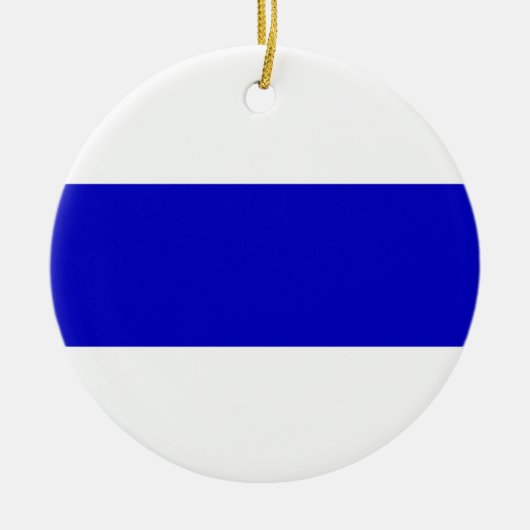 Russische Anti-Kriegsflagge ukrainische Invasion S Keramik Ornament (Vorne)