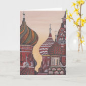 Russische Architektur Karte (Gelbe Blume)