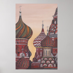 Russische Architektur Poster