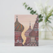 Russische Architektur Postkarte (Stehend Vorderseite)