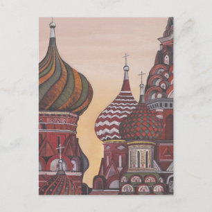 Russische Architektur Postkarte