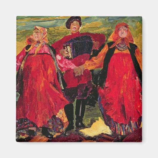 Russische Bauern singen Magnet (Vorne)