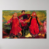 Russische Bauern singen Poster (Vorne)