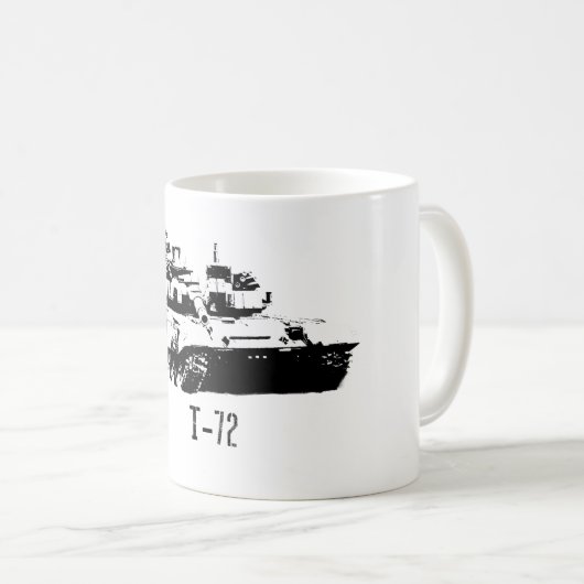 Russische Behälter T-72 Tasse (VorderseiteRechts)