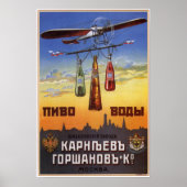 Russische Bienenwerbung 1900 Poster (Vorne)